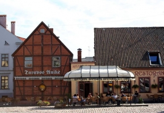Old Town in Klaipeda, Lithuania