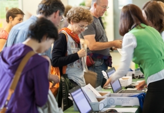 Registration Desk at Radisson BLU hotel Lietuva in Vilnius, Lithuania