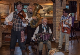 Musicians at Belmontas in Vilnius, Lithuania