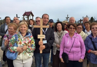 Left a print at Hill of Crosses