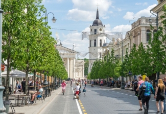 Vilnius Gediminas avenue