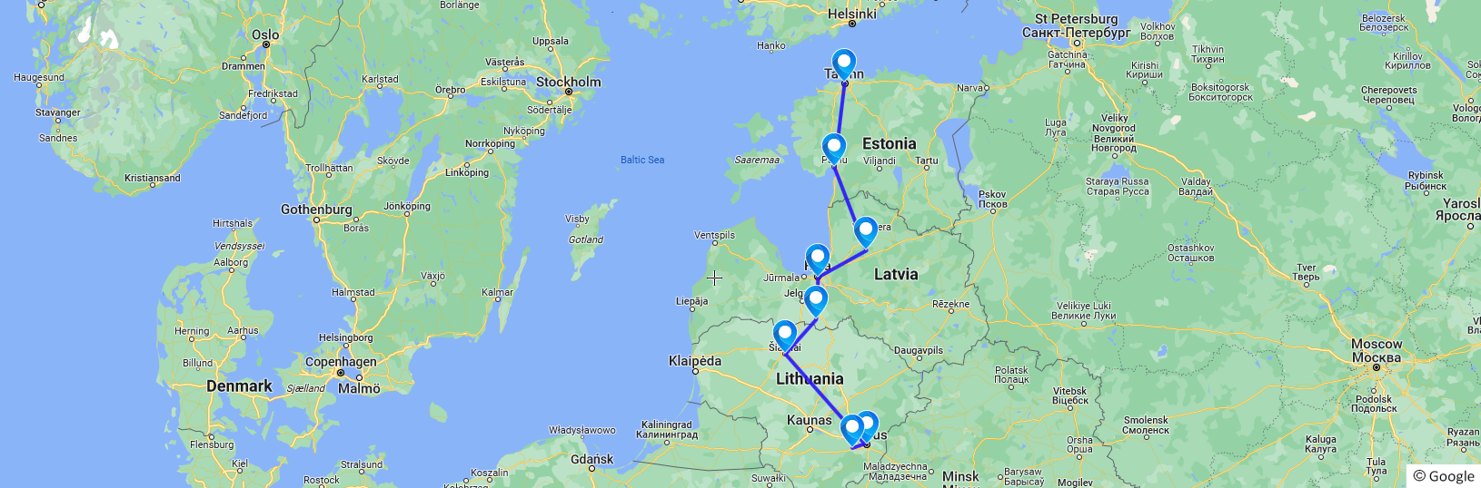 Tour Map